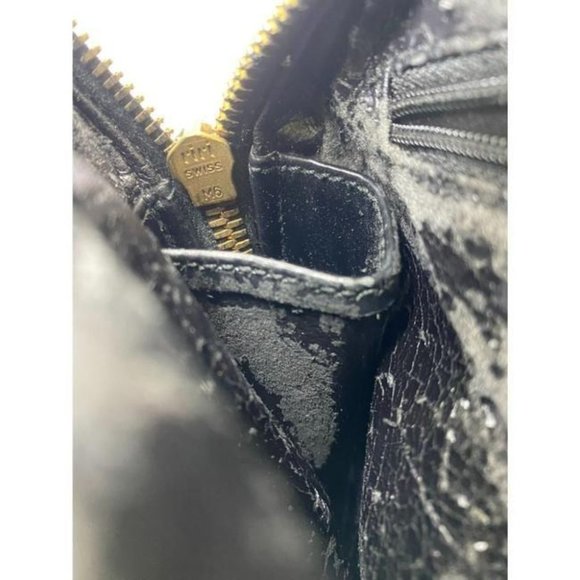 GUCCI Vintage Black Smooth Leather Shoulder Bag - Picture 11 of 12